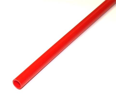 12/10mm mikrotrubička so silikónovým povlakom vo vnútri - červená