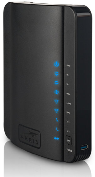 ARRIS TG2482S, Touchstone Cable Voice Gateway, 4x GLAN, 2x Voice, 1x USB2.0