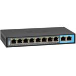 BCS-B-SP0802, PoE switch 10x LAN (8x PoE) 802.3af/at 96W