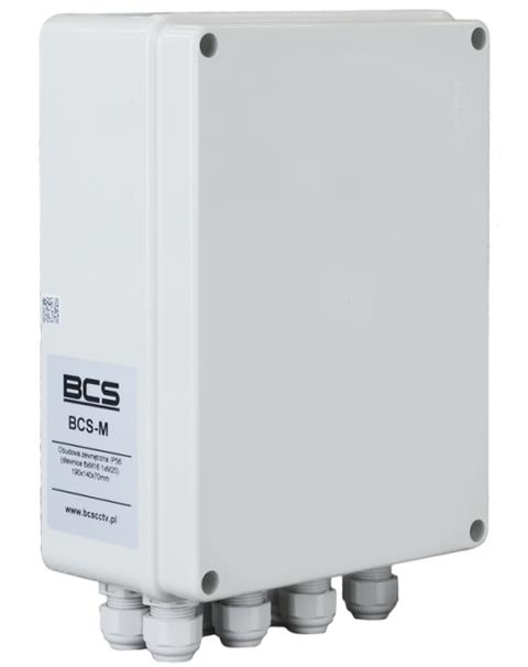 BCS-M Rozvádzač na stenu, 190x140x70 mm, šedý, IP56