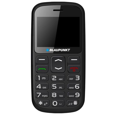 Blaupunkt BS 02, mobilný telefón pre seniorov, 2G, 2.0", 32+32 MB