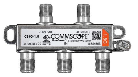 CommScope CS4G-1.8 - rozbočovač 4x, vertikálne vývody 5-1800 MHz