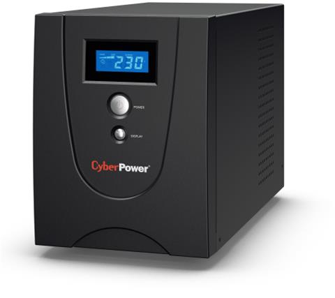 CyberPower Value1500EILCD, UPS, 1500VA/900W, LCD, 6x C13, RJ11/RJ45, USB, RS232