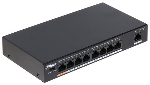 DAHUA PFS3009-8ET-96, Switch, 9x LAN, PoE 802.3at