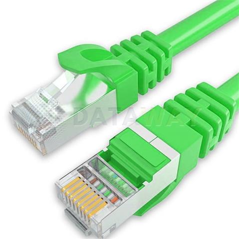DATAWAY patch kábel CAT5E, FTP LSOH, 15m, zelený