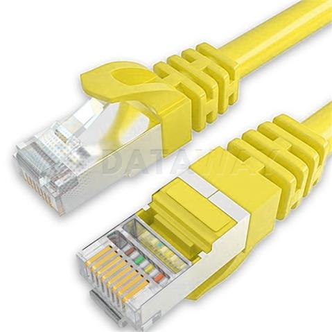 DATAWAY patch kábel CAT5E, FTP PVC, 0.50m, žltý