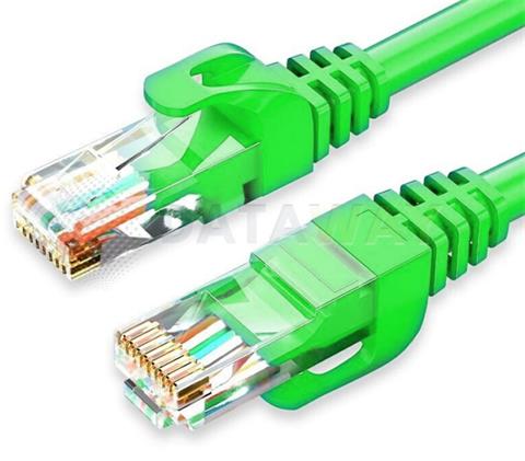DATAWAY patch kábel CAT5E, UTP LSOH, 15m, zelený