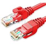 DATAWAY patch kábel CAT5E, UTP PVC, 0.50m, červený