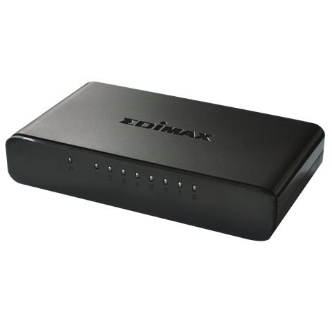 Edimax ES-3308P V1, Fast Ethernet 8 Ports Desktop Switch (without USB cable)