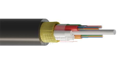 FIBRAIN AS04, Optický ADSS kábel, 96-vlákno, 8T12F, 11,4mm, G.657A1, 4200N