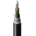 FIBRAIN BDC-CIP, Optický kábel, hybridný, 12-vlákno, 9/125, G.657A1, 1T12F, 2x1.5mm2 Cu, tube 2.2mm, 2700N