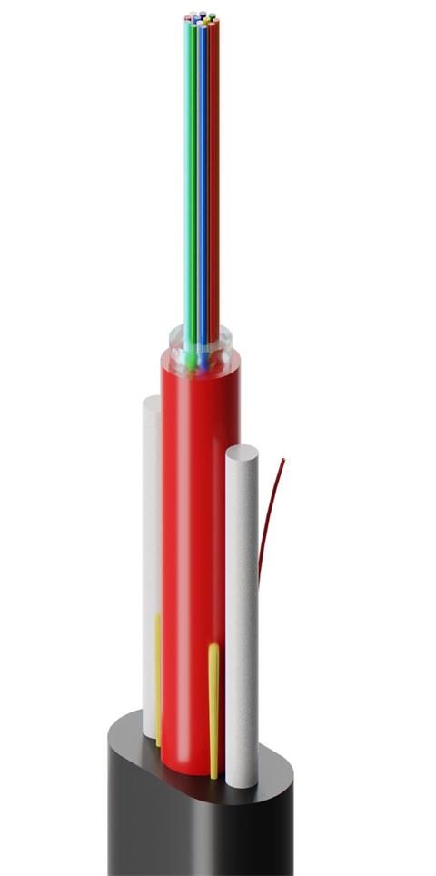 FIBRAIN DF03, Optický FLAT kábel, 12-vlákno, 1T12F, 4,6x8,3mm, G.657A1, 1800N