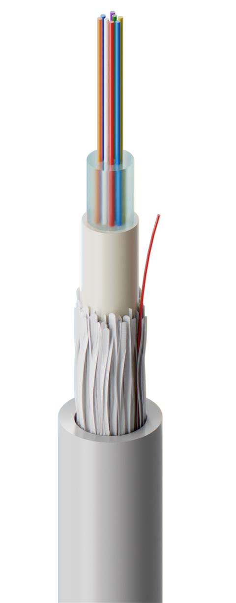 FIBRAIN EXO-GU, optický kábel, 2-vlákno, 50/125, OM3, 5.8mm, LSOH, 1800N