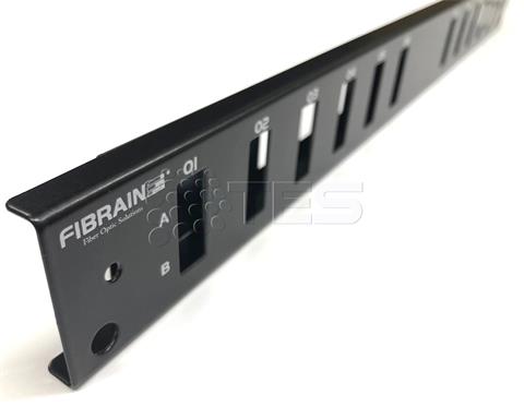 FIBRAIN FB2032B, Predné čelo pre patchpanel PST-A1-01B, 12x SC duplex, čierne