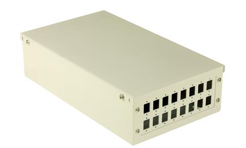 FTTx box C16S, 16-port, vnútorný, 16x SC simplex, desktop