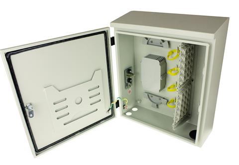 FTTx box ODF-T48J, 48x SC, 4x kazeta 12F, IP65