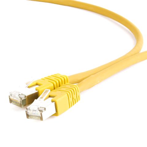 Gembird, Patch kábel, CAT6A, FTP, LSZH 0.25m, žltý