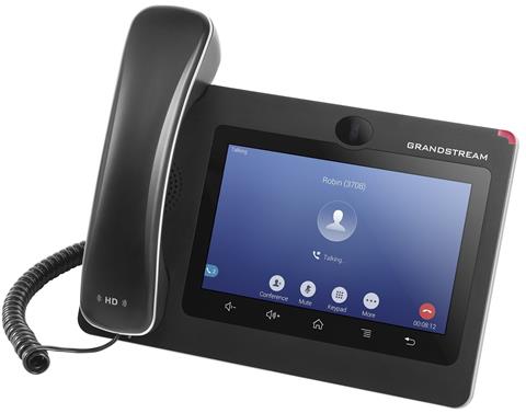 Grandstream GXV3370, VoIP telefón, 7,0", 16x SIP účet, HD video, 2x GLAN, WiFi, BT, PoE