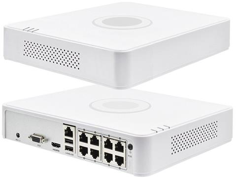 HIKVISION DS-7108NI-Q1/8P(C), videozáznamník, NVR, 8x IP (8x PoE) 4MP, H.265+