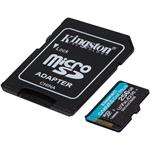 Kingston 256GB Kingston Canvas Go Plus A2/micro SDXC/170MBps/UHS-I U3 / Class 10/+ Adaptér