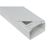 Kryt žľabu 105x65mm PVC koncový biely