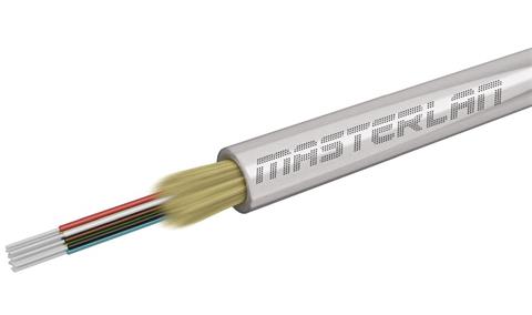 Masterlan DROP (500m), Optický kábel, 12-vlákno, G.657A2 3,8mm, LSZH, slonovinová kosť
