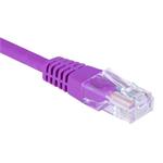 Masterlan patch kábel CAT5E, UTP, PVC, 100MHz, 0.50m, fialový