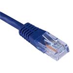 Masterlan patch kábel CAT5E, UTP, PVC, AWG26, 100MHz, 0.50m, modrý