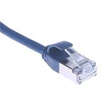 Masterlan Patch kábel, CAT6A, U/FTP, extra slim, 0.50m modrý
