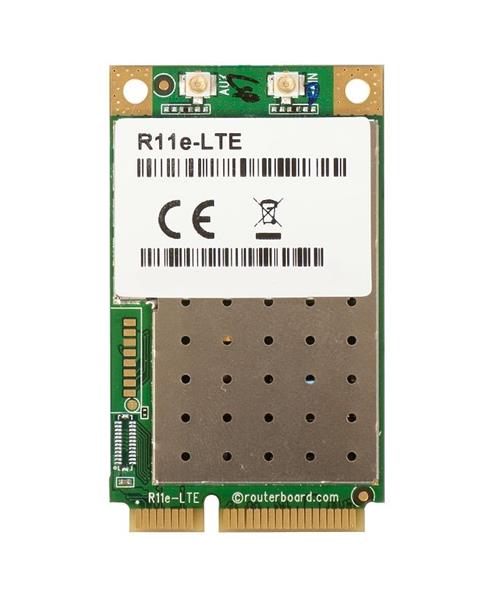 MikroTik R11e-LTE, 2G/3G/4G/LTE miniPCi-e karta, 2x UFL konektor