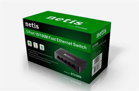 NETIS ST3105S 5-portový switch 10/100 Mbps