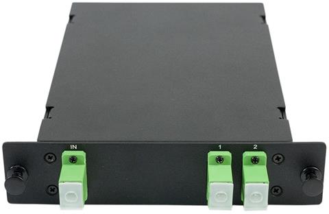 Optický splitter PLC, LGX box, 1x2 2mm, G657A1, SC/APC