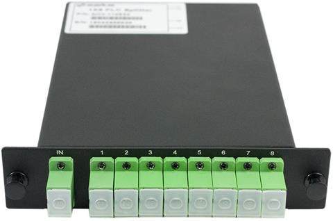 Optický splitter PLC, LGX box, 1x8 2mm, G657A1, SC/APC