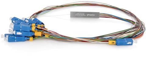 Optický splitter PLC, MINI modul, 1x16 0.9mm, G657A1, SC/PC