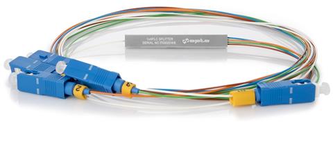 Optický splitter PLC, MINI modul, 1x4 0.9mm, G657A1, SC/PC