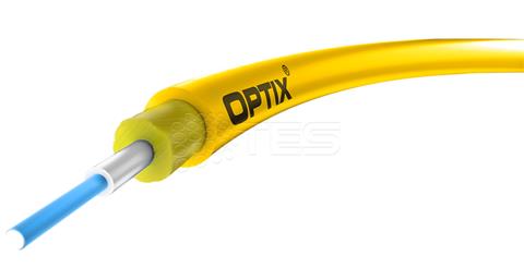 OPTIX B2ca optický kábel, 24-vlákno, G.657A1, 8.5mm, LSOH-FR B2ca, 660N