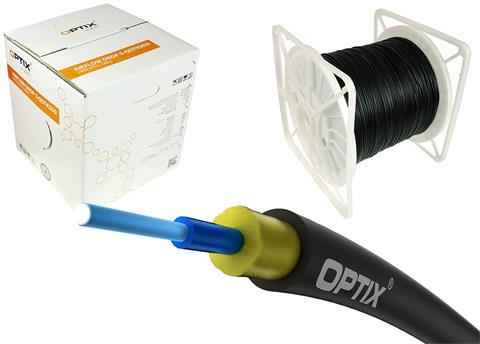 OPTIX DROP (1000m), Optický kábel, 1-vlákno, G.657A2, 3mm, 800N