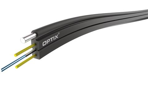 OPTIX DROP (1000m), Optický kábel, 2-vlákno, G.657A2, 5x2mm, 600N