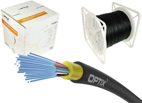 OPTIX DROP (500m), Optický kábel, 24-vlákno, G.657A2 4,2mm, Eca, 800N