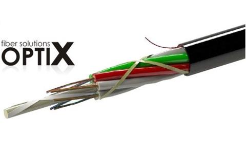 OPTIX, optický kábel, 96-vlákno, 9/125, G.652D, 6,1mm, HDPE