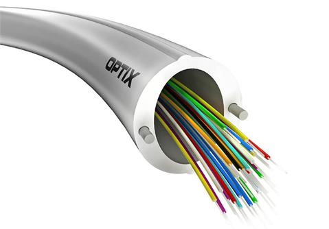 OPTIX, Optický kábel, RISER, 24-vlákno, G.657A1, 10mm, 500N