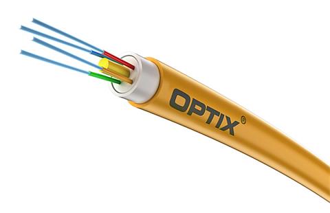 OPTIX ZW-VOTKtcd, Optický mikrokábel, 2-vlákno, 9/125 1T2F, 1,7mm, G.652D, 40N