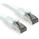 OXnet patch kábel CAT5E, FTP, PVC, AWG24, 100MHz, 0.25m, biely