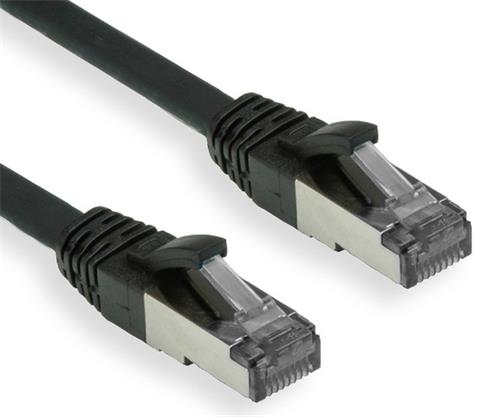 OXnet patch kábel CAT5E, FTP, PVC, AWG24, 100MHz, 0.50m, čierny