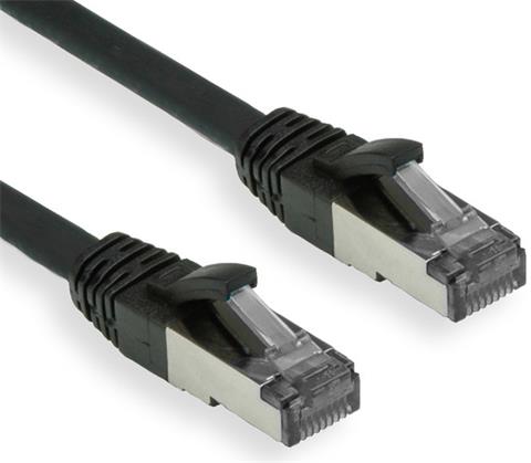 OXnet patch kábel CAT5E, FTP, PVC, AWG24, 100MHz, 2m, čierny