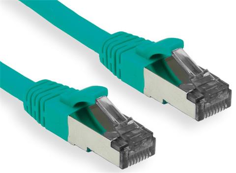 OXnet patch kábel CAT5E, FTP, PVC, AWG24, 100MHz, 2m, zelený