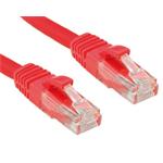 OXnet patch kábel CAT5E, UTP, PVC, AWG24, 100MHz, 3m, červený