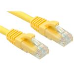 OXnet patch kábel CAT5E, UTP, PVC, AWG24, 100MHz, 3m, žltý