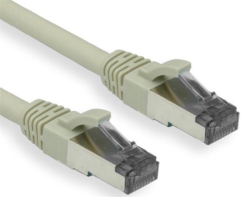 OXnet patch kábel CAT6, S/FTP, PVC, AWG24, 100MHz, 10m, šedý