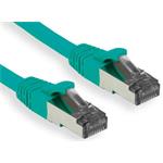 OXnet patch kábel CAT6A, S/FTP, LSOH, AWG26, 500MHz, 0.25m, zelený